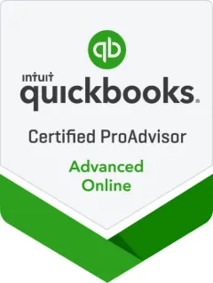 Intuit Certified ProAdvisor badge: QuickBooks Advanced Online