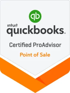 Intuit Certified ProAdvisor badge: QuickBooks Point of Sale